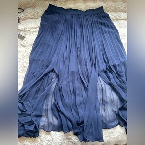 Halogen Deep Blue Maxi Skirt